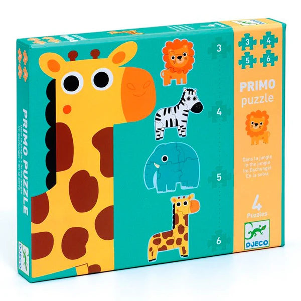 Puzzle Primo - Na Selva 2+, Djeco