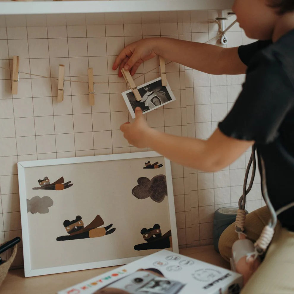 Máquina Fotográfica Instantânea Verde, KidyWolf