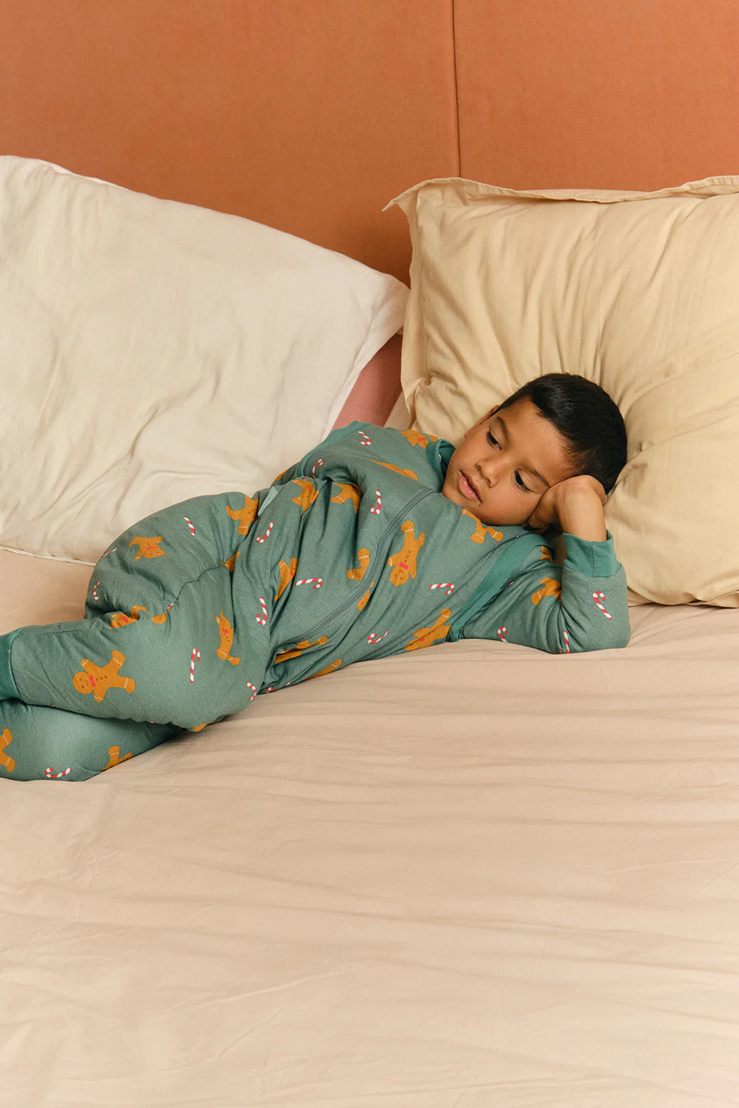 Saco de Dormir com mangas e meias antiderrapantes GingerBread TOG 2.5, Molis & Co