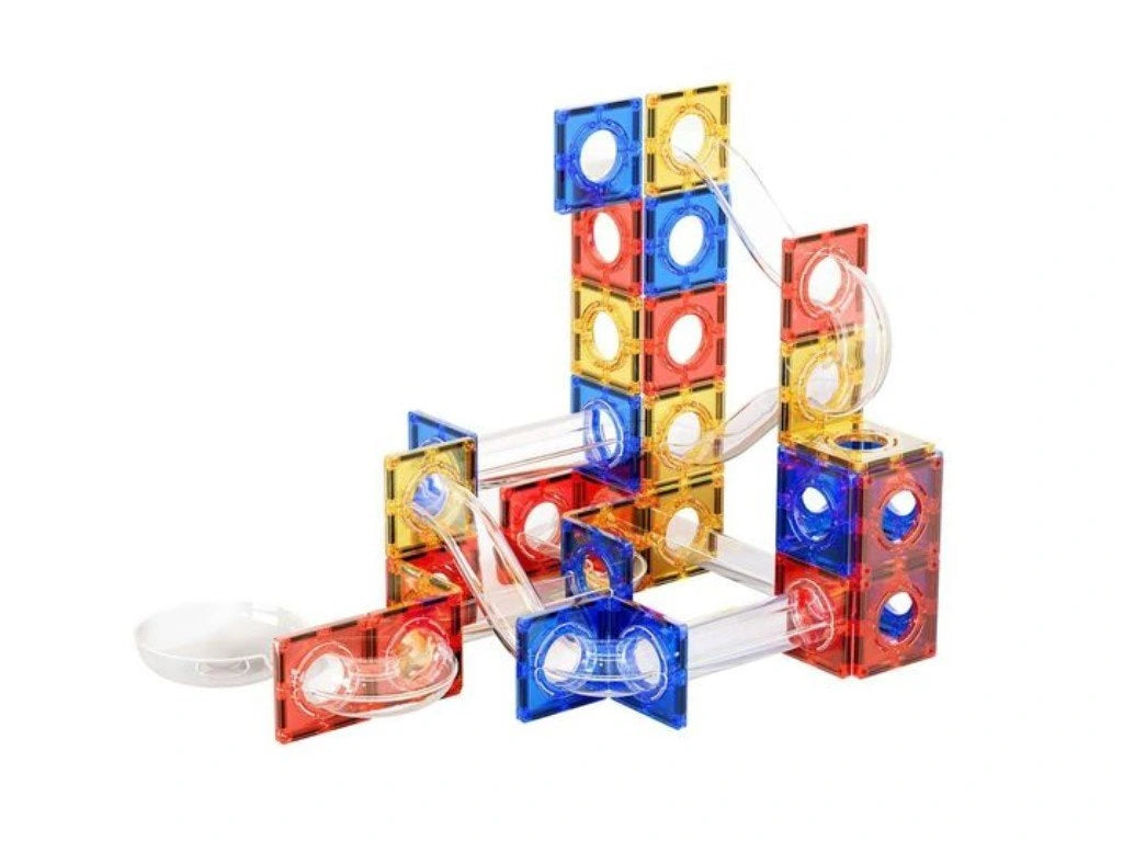 Magnetic Tiles - Pista de Bolas Colorida 100 peças