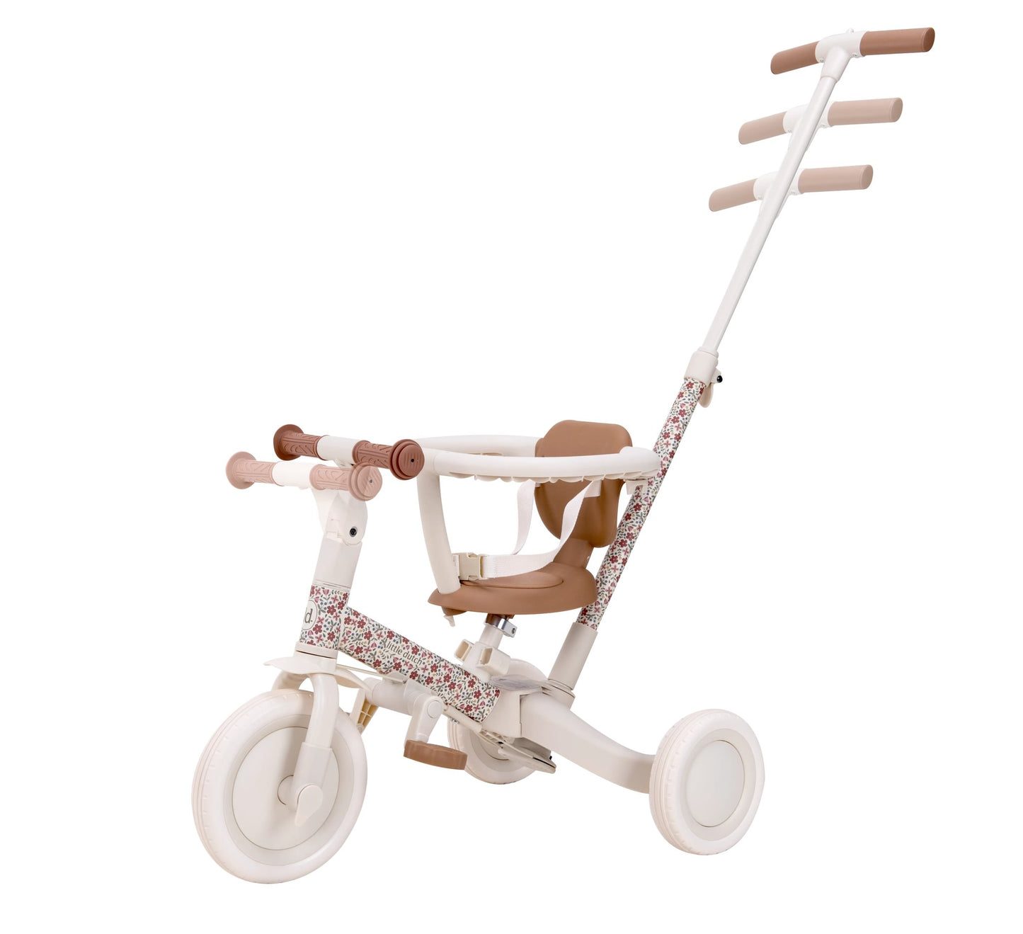 Triciclo Evolutivo 4 em 1, Sunny Flower - Off White