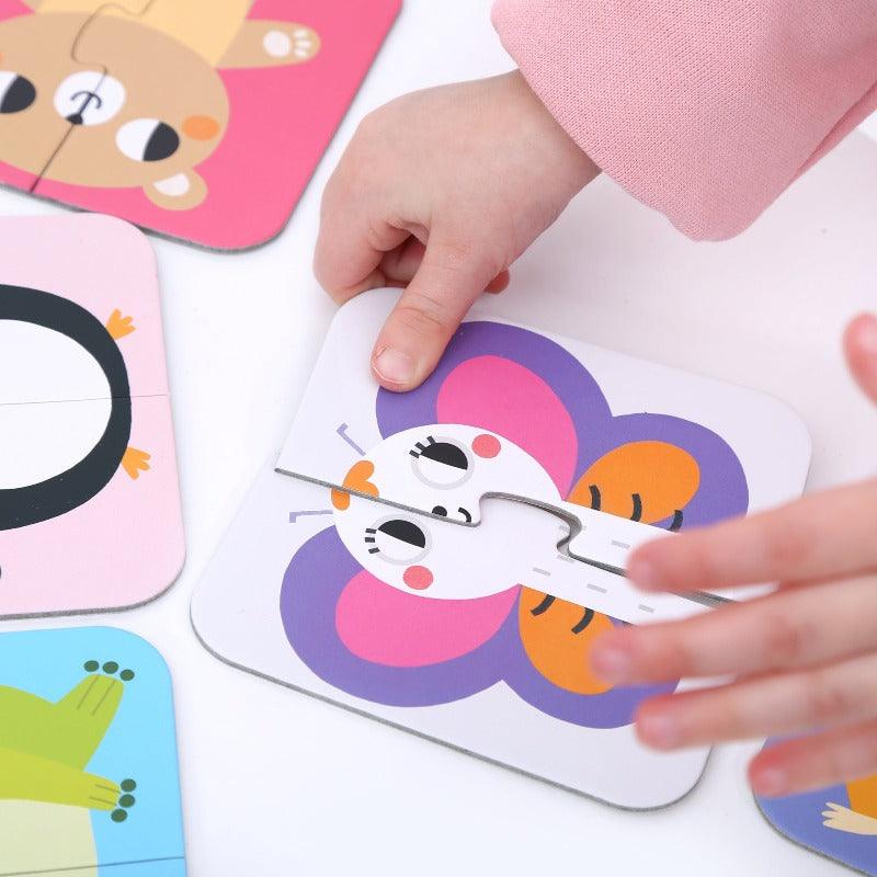 On-The-Go puzzle Halves Animals 18m+ Banana Panda