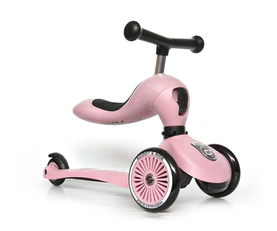 Scoot & Ride Trotinete 2 em 1 rose