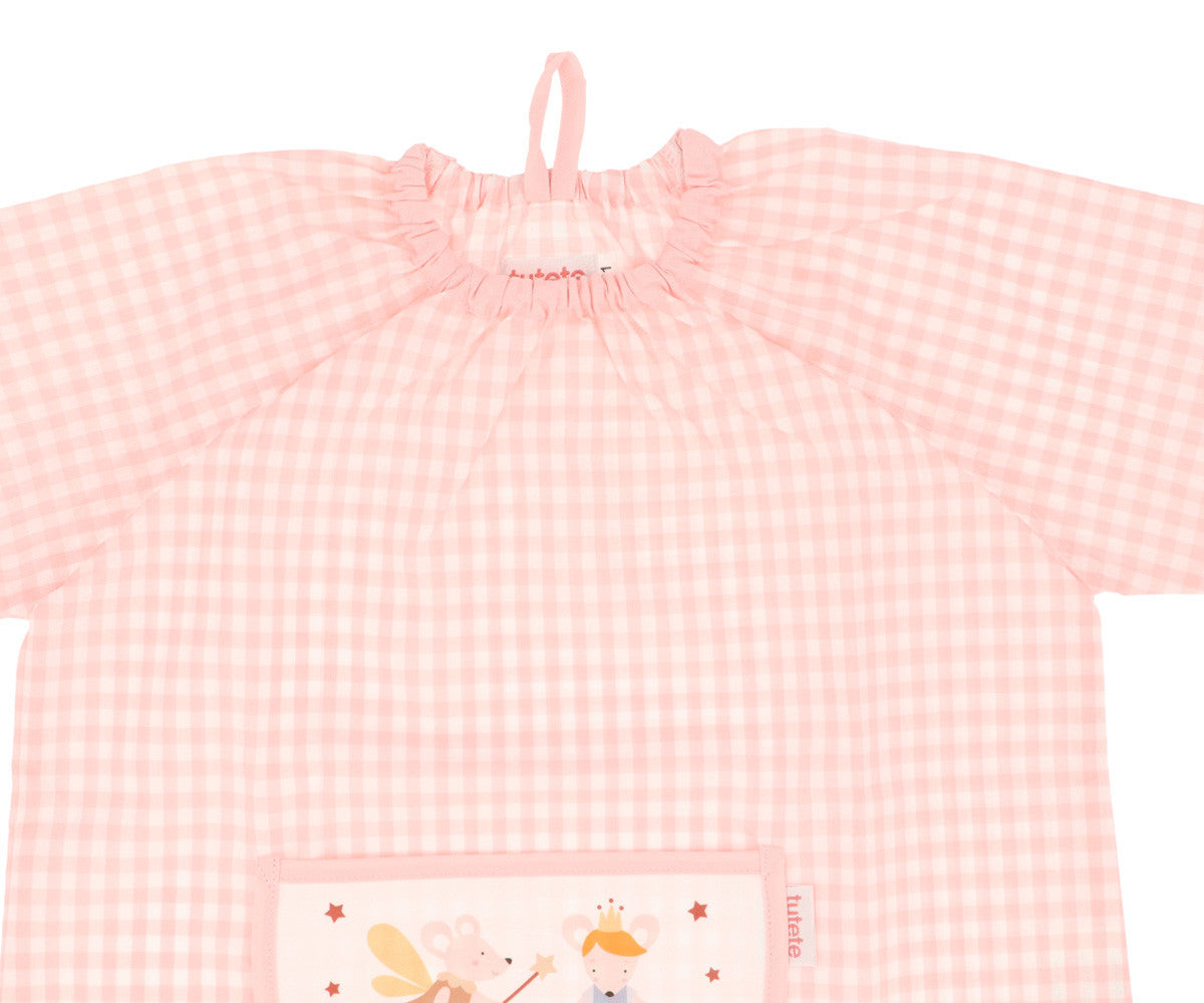 Bata com Bolso Central Vichy Personalizável, Mouse Fairies
