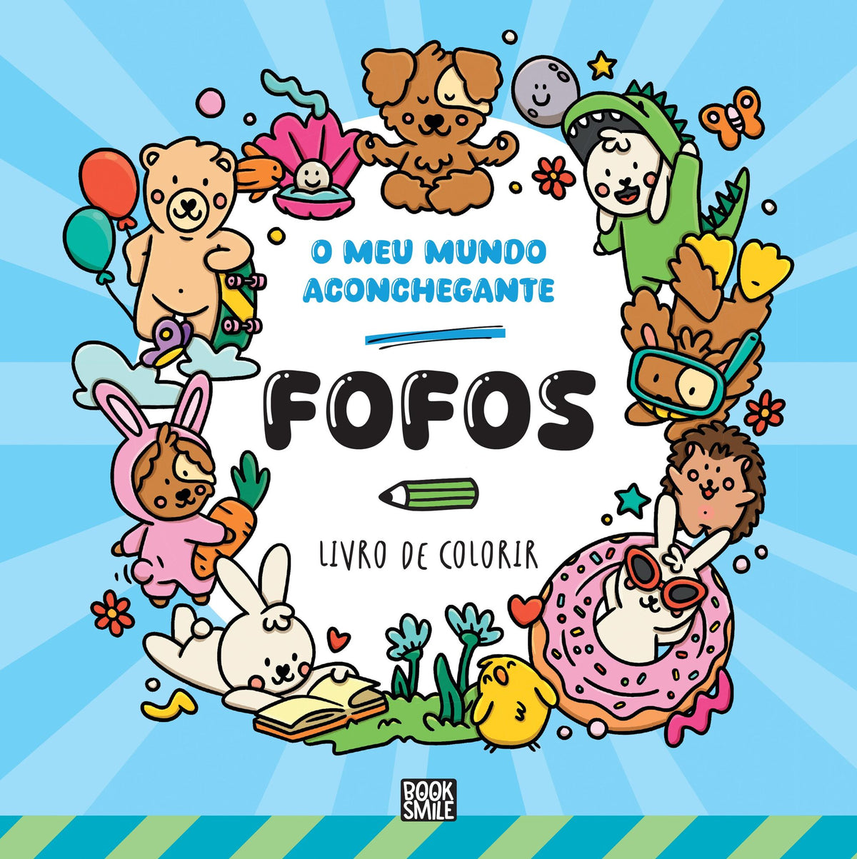 O Meu Mundo Aconchegante: Fofos - Livro de colorir