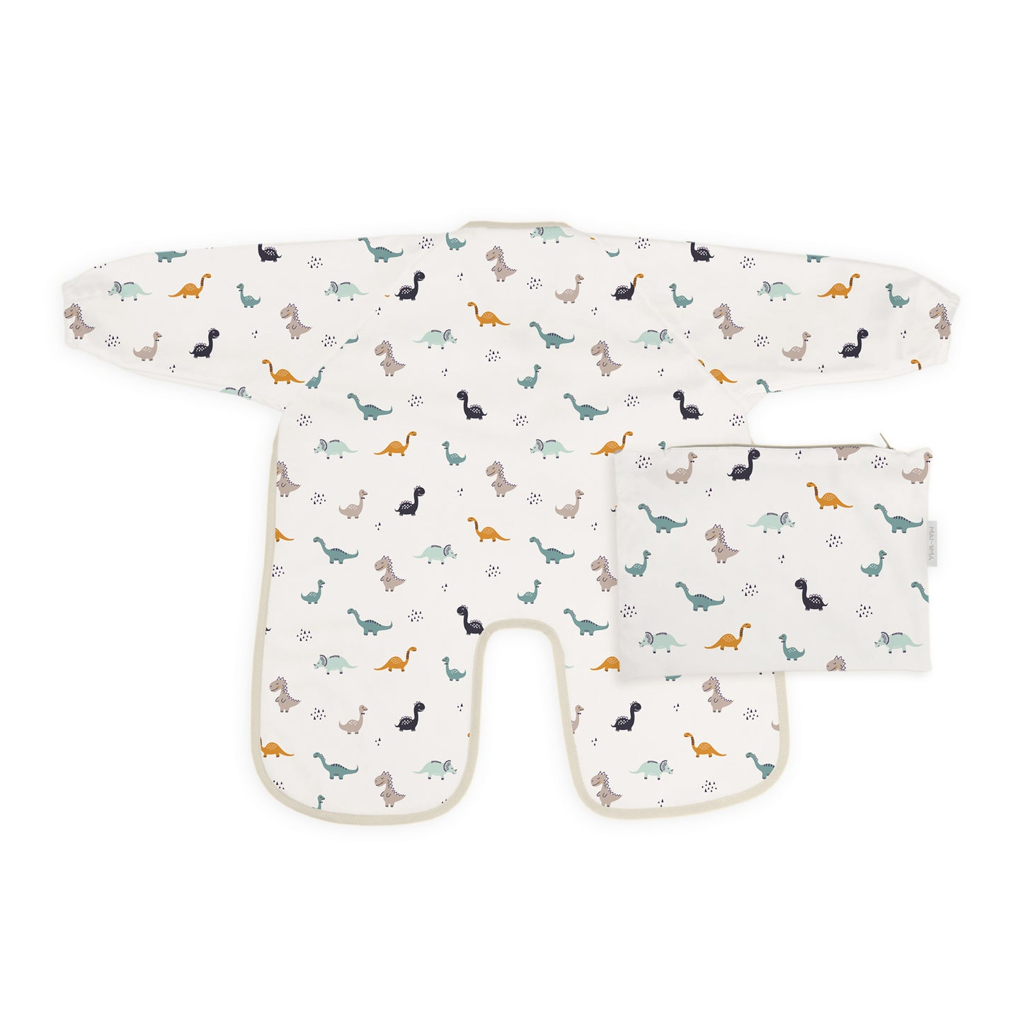 Babete com mangas e pernas - Dino