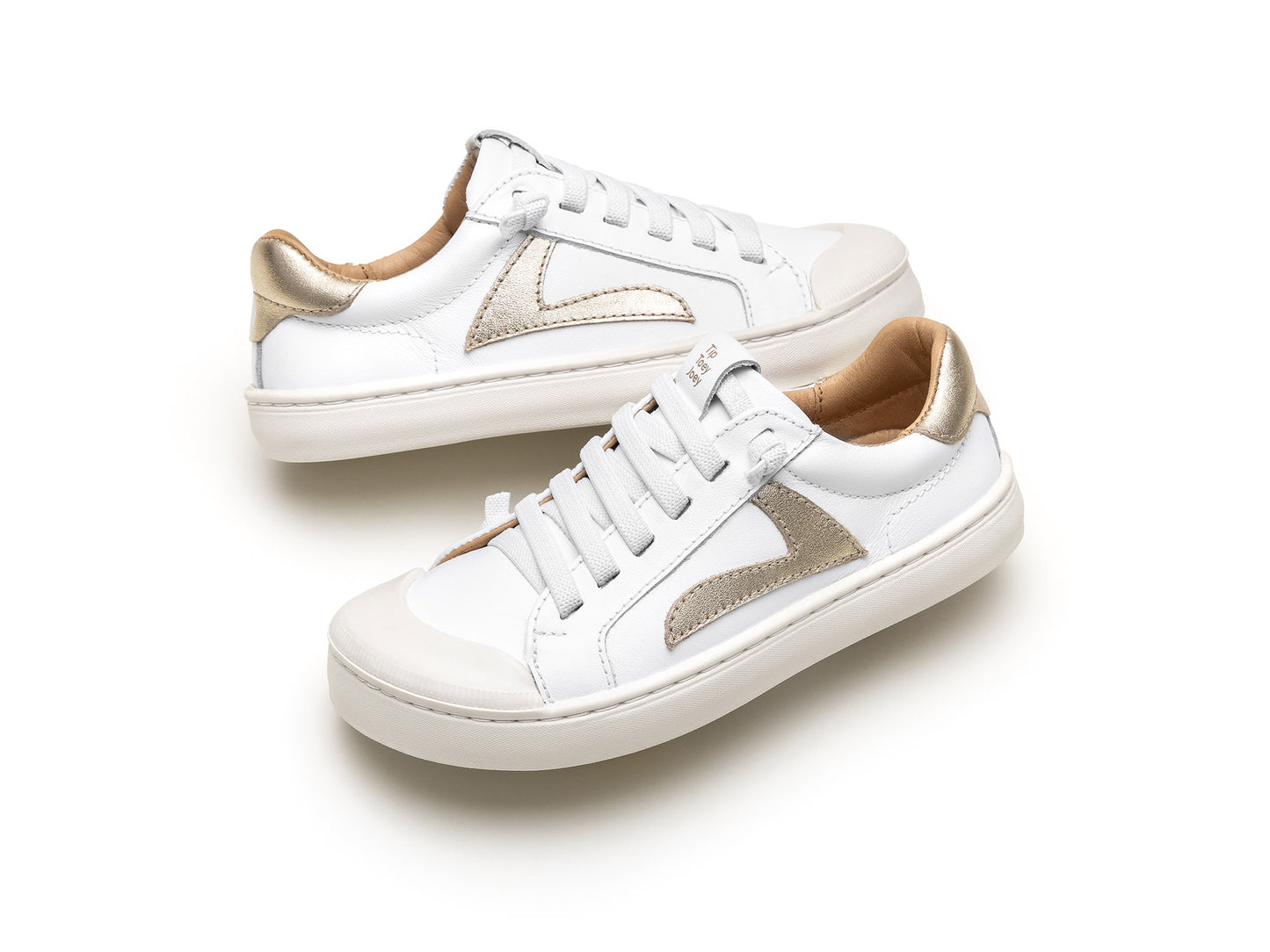 Tip Toey Joey Ground (Correr e Brincar), White / Champagne