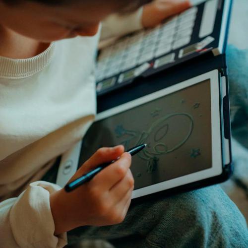 Kidywolf Mni Tablet de desenho Galáxia