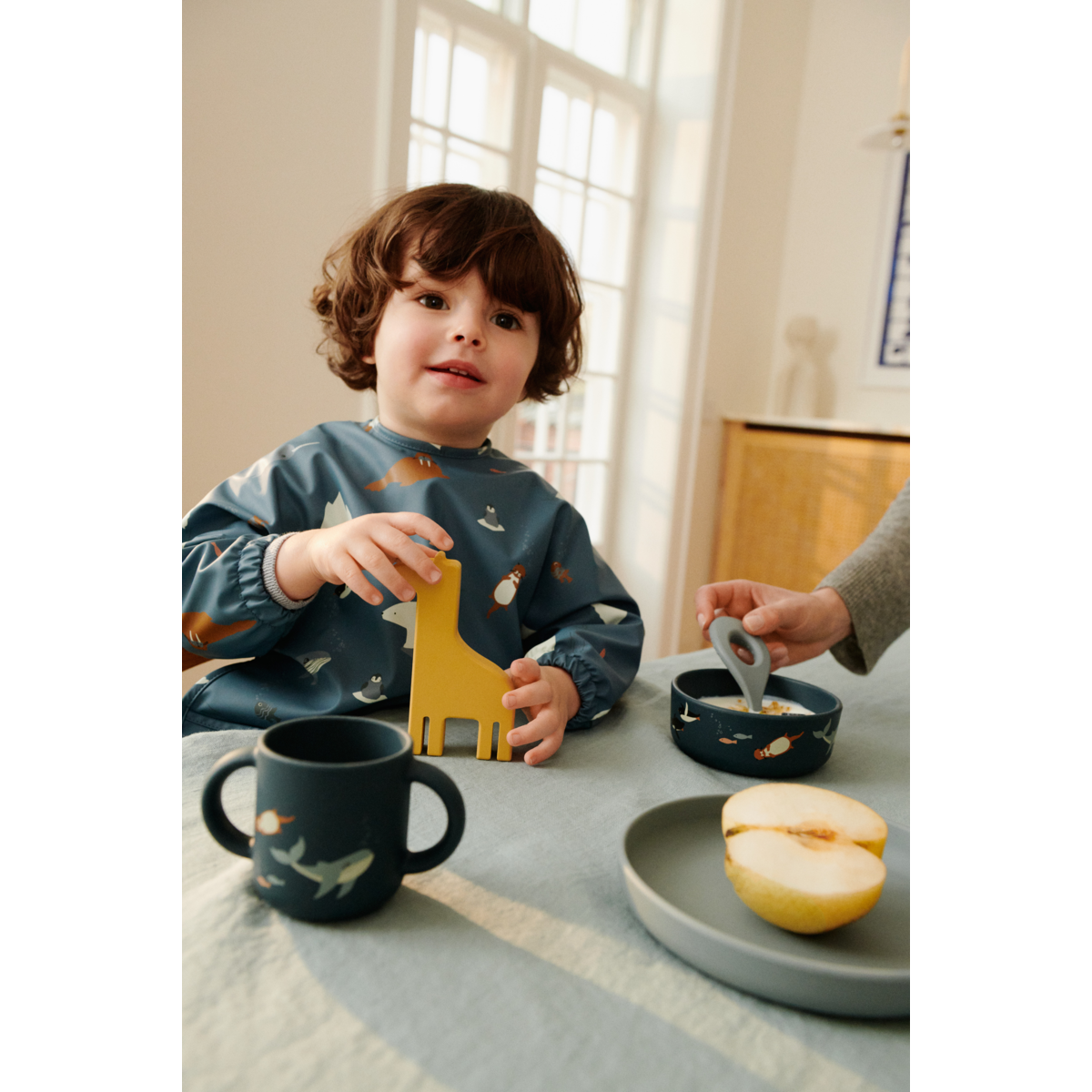 Conjunto de Refeição para Bebé em Silicone Artic Sea, Liewood