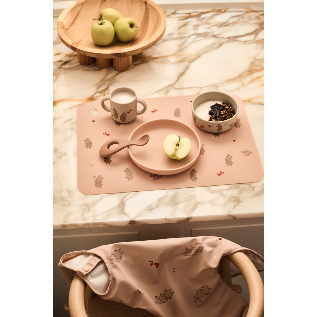 Conjunto de Refeição para Bebé em Silicone Wild child, Liewood