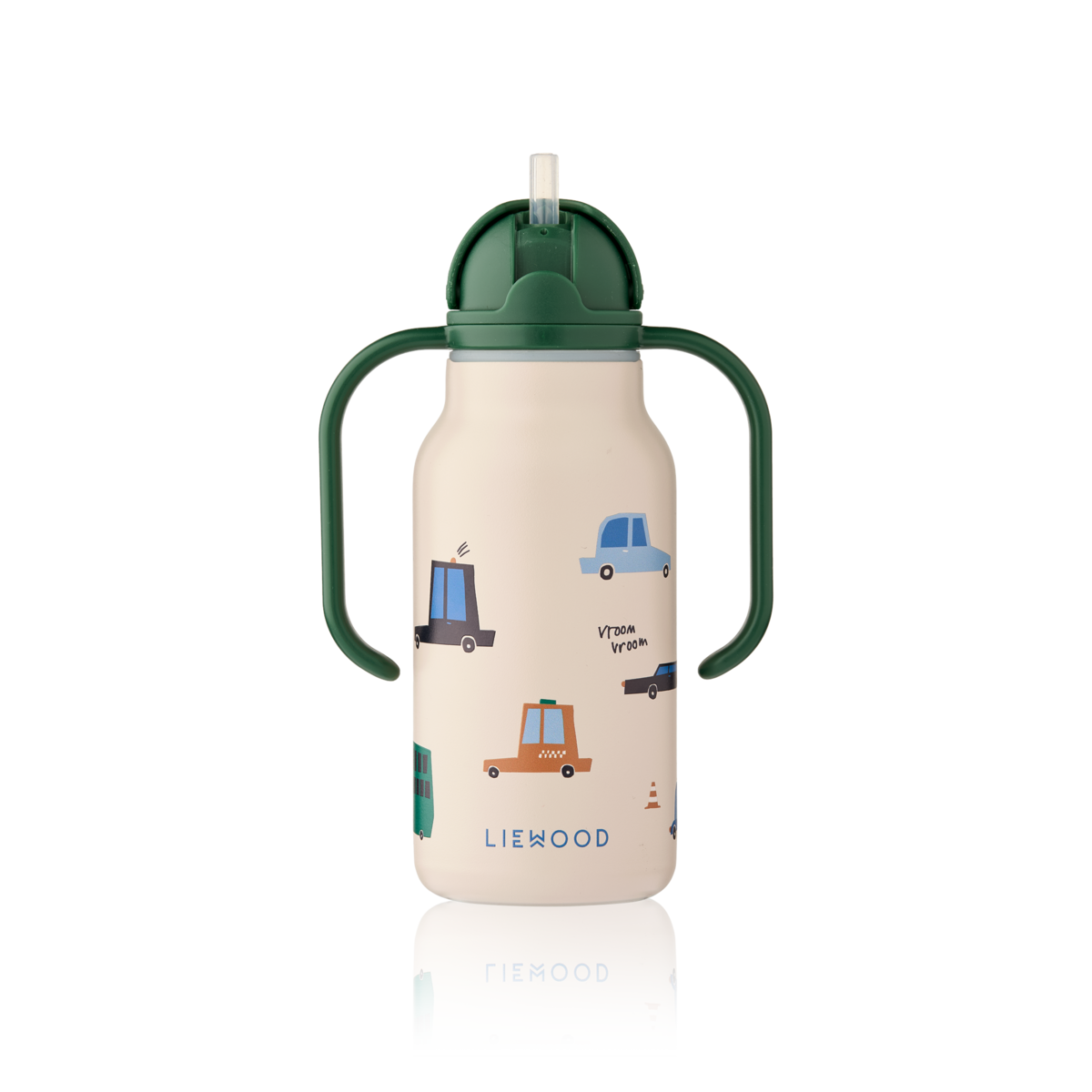 Garrafa Térmica de Asa Dupla Kimmie Cars 250 ml, Liewood