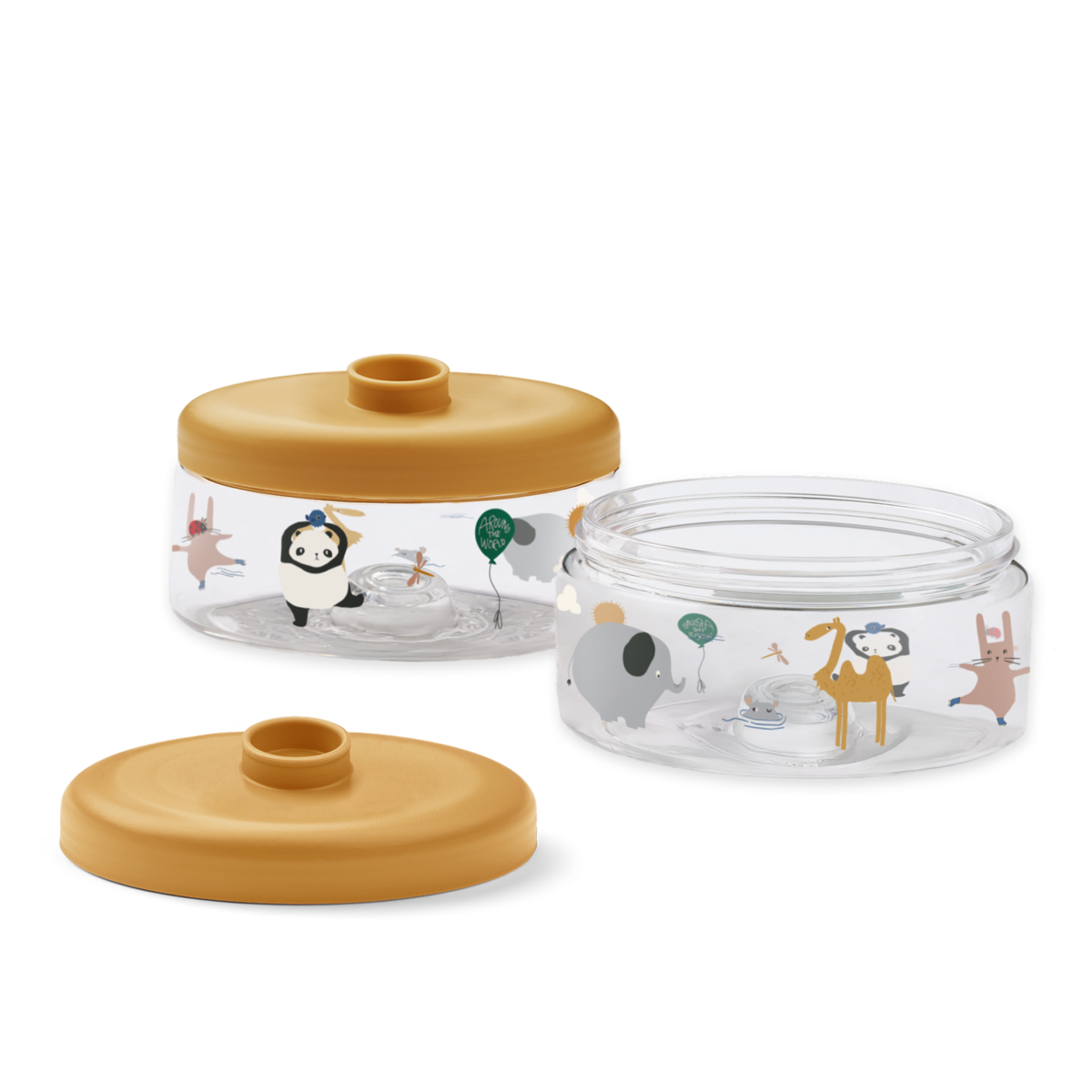 Recipientes reutilizáveis comida para Bebé Around the world, Liewood