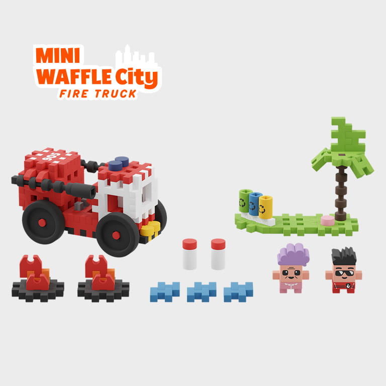 Marioinex Mini Waffle, Fire Truck 80 6+