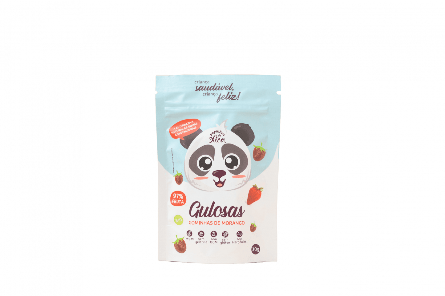 Gomas saudáveis de morango