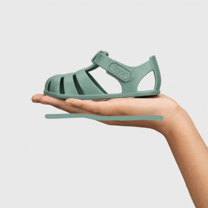 Sandálias Igor Nemo, Verde (Barefoot Concept)