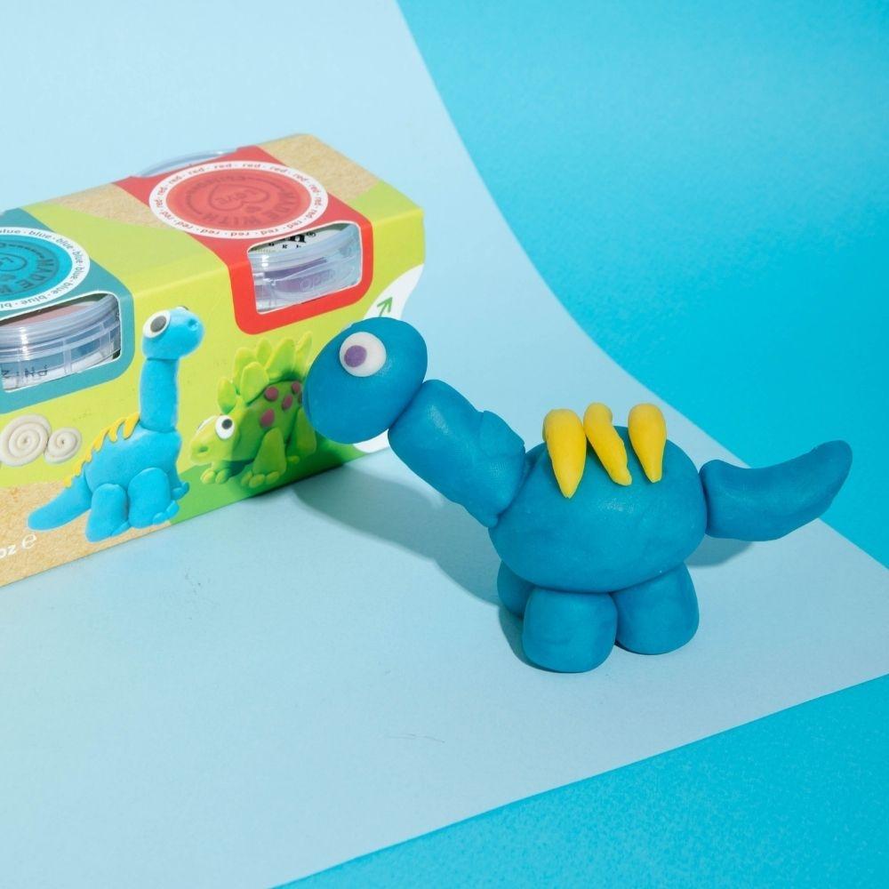 Set de Plasticina Natural Dinossauros, ChildGen