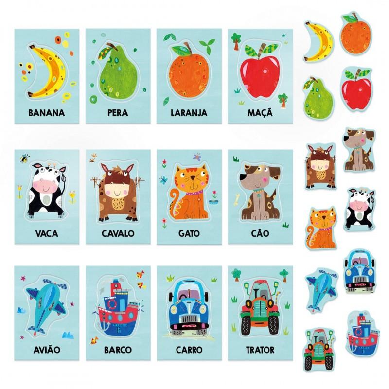 Flashcards para bebé montessori