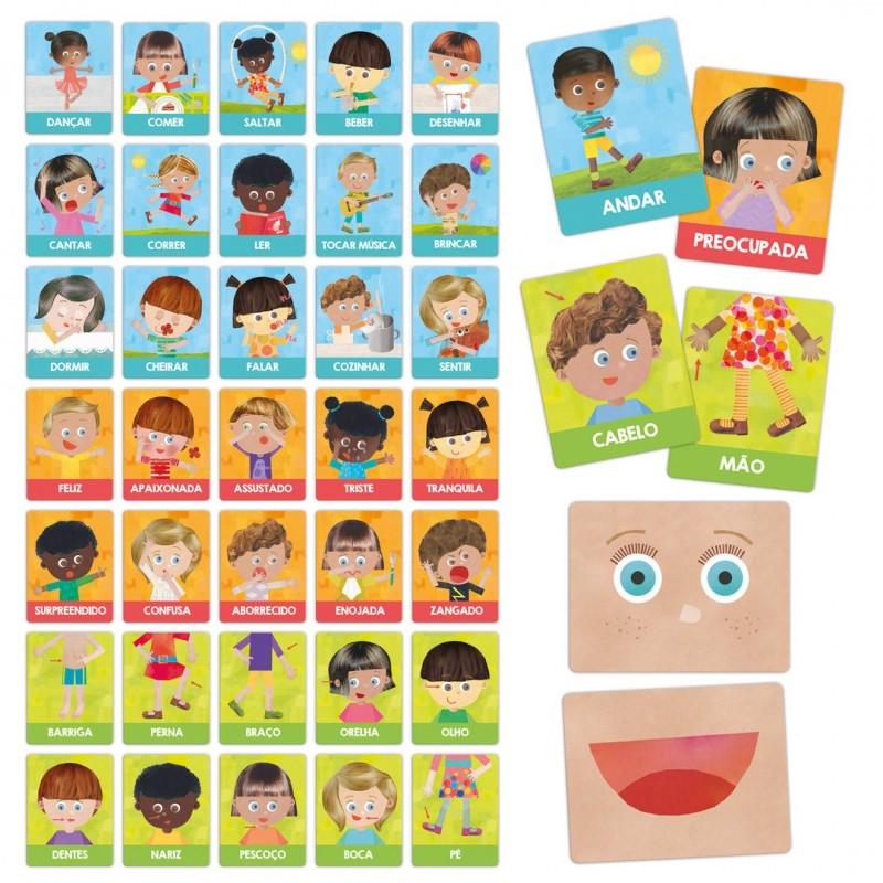 Flashcards emoçoes e ações montessori