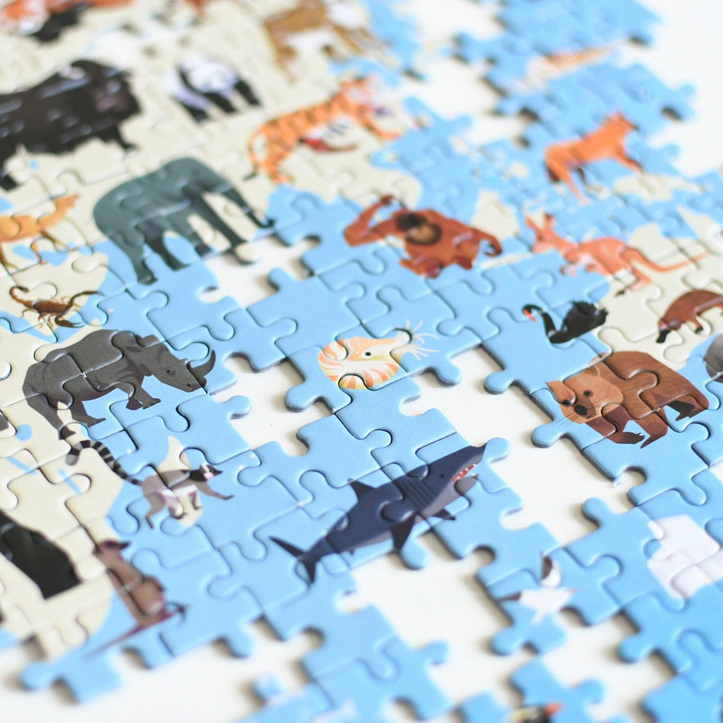 Puzzle Quebra-Cabeças Animais do Mundo 500 Peças 8+, Poppik
