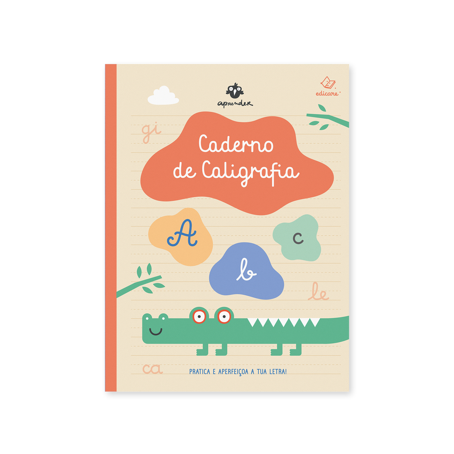 Caderno de caligrafia Edicare