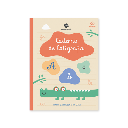 Caderno de caligrafia Edicare