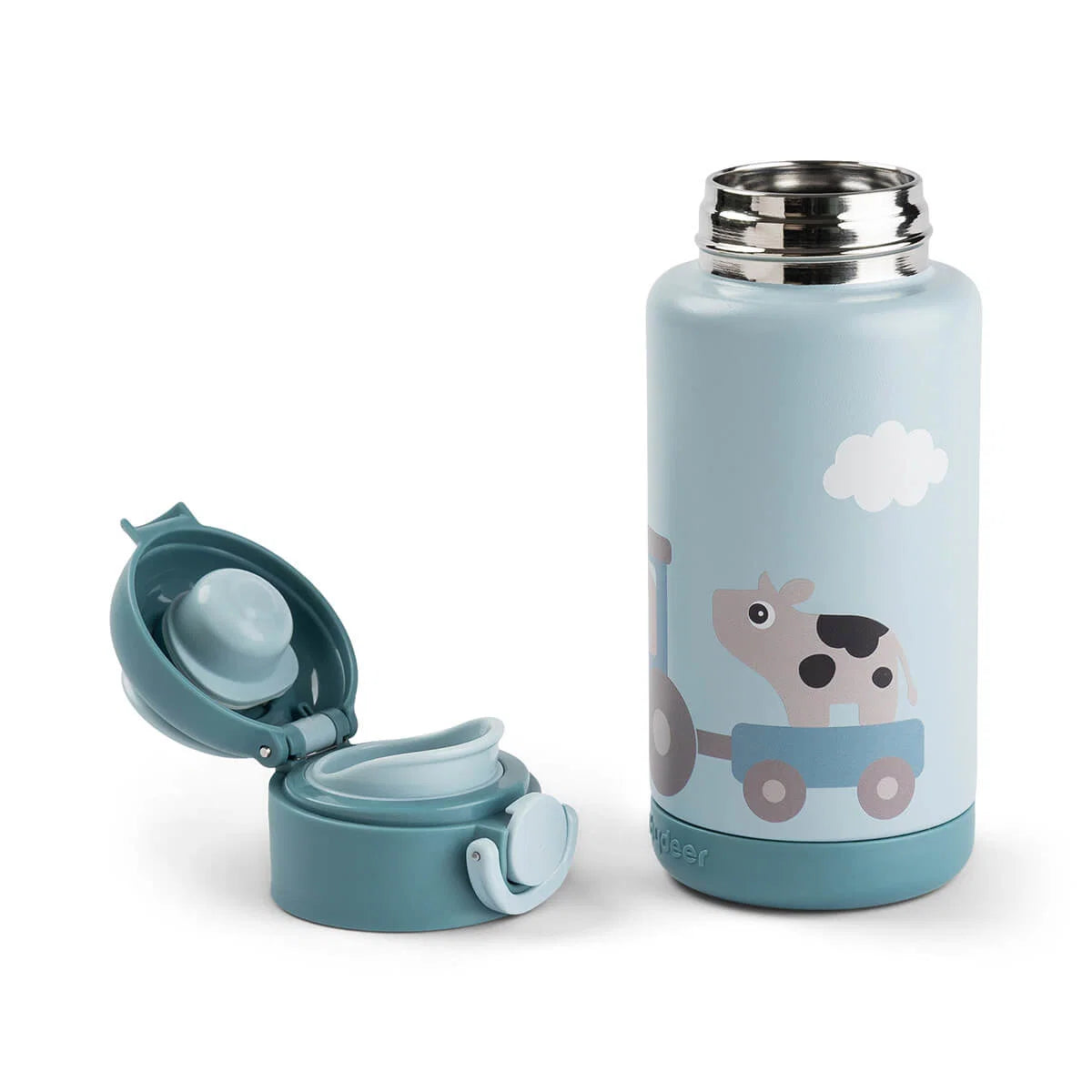 Garrafa térmica 340ml, Tiny farm Blue