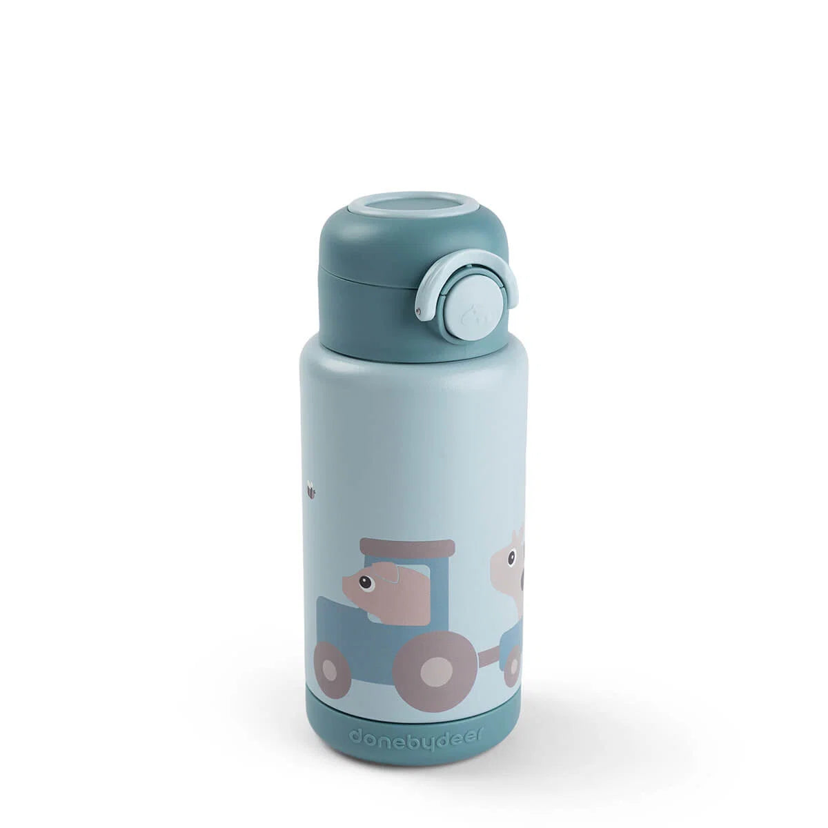 Garrafa térmica 340ml, Tiny farm Blue
