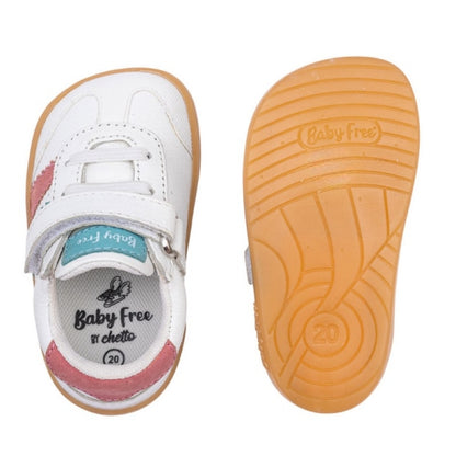 Chetto Baby Free - Sapatilhas Branco/Turquesa