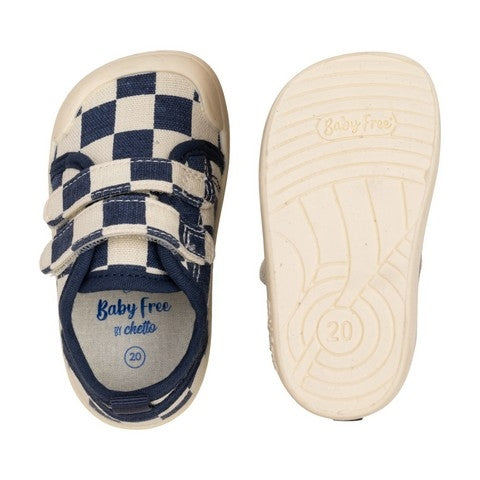 Chetto Baby Free, Lona Quadrados Azul