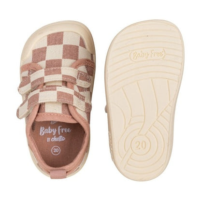 Chetto Baby Free, Lona Quadrados Rosa