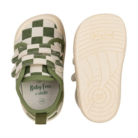 Chetto Baby Free, Lona Quadrados Verde