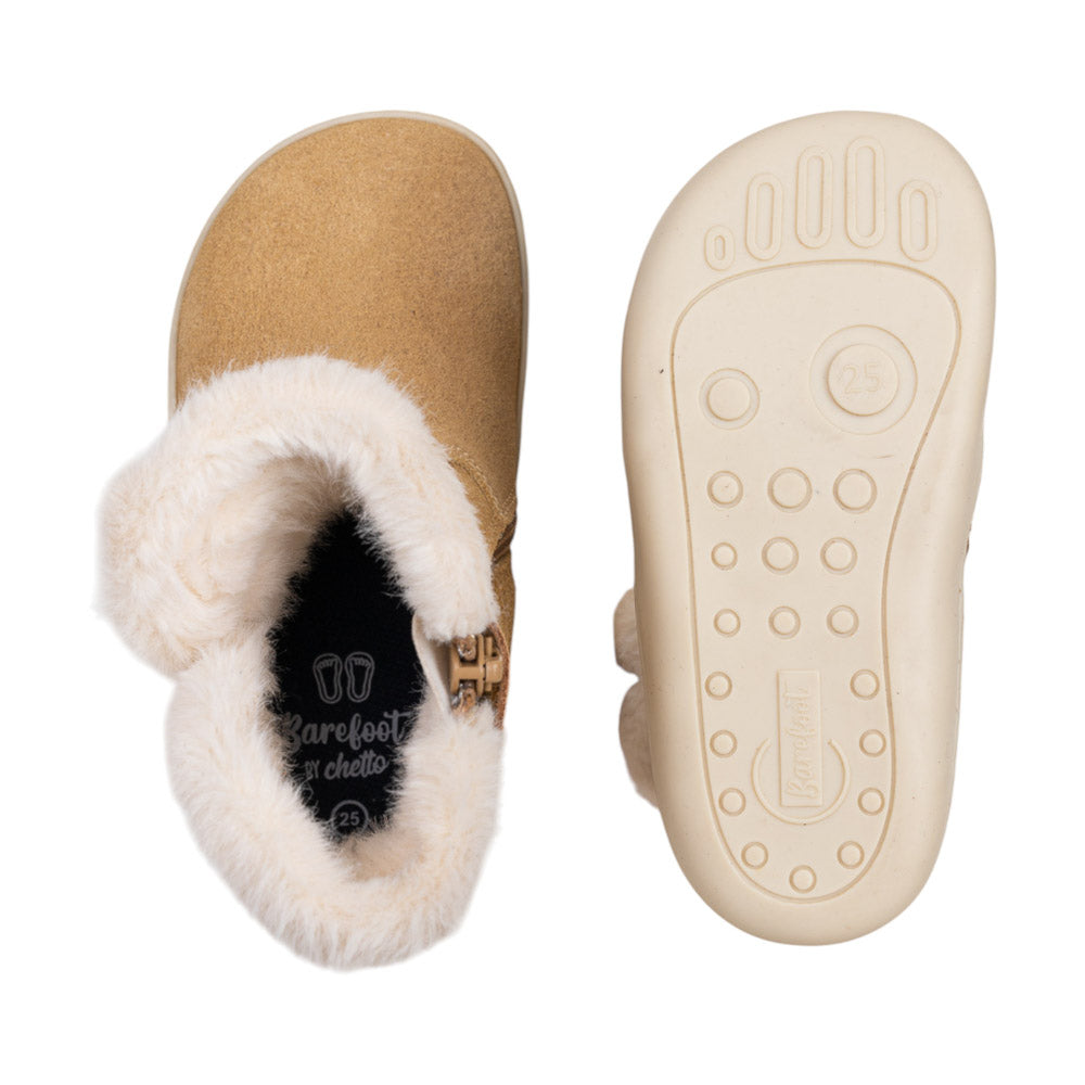 Bota Barefoot c/Pêlo Camel Waterproof, Chetto