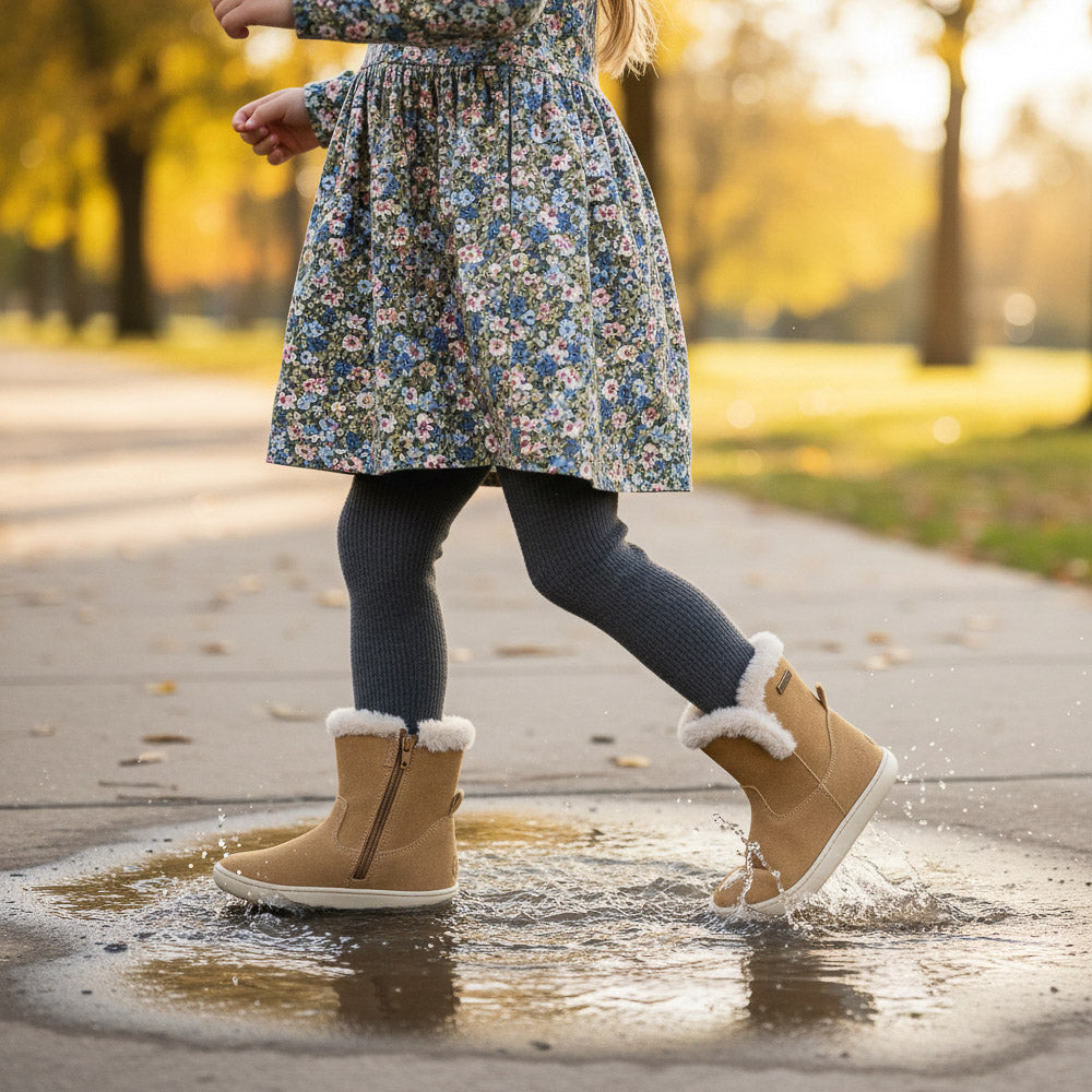 Bota Barefoot c/Pêlo Camel Waterproof, Chetto