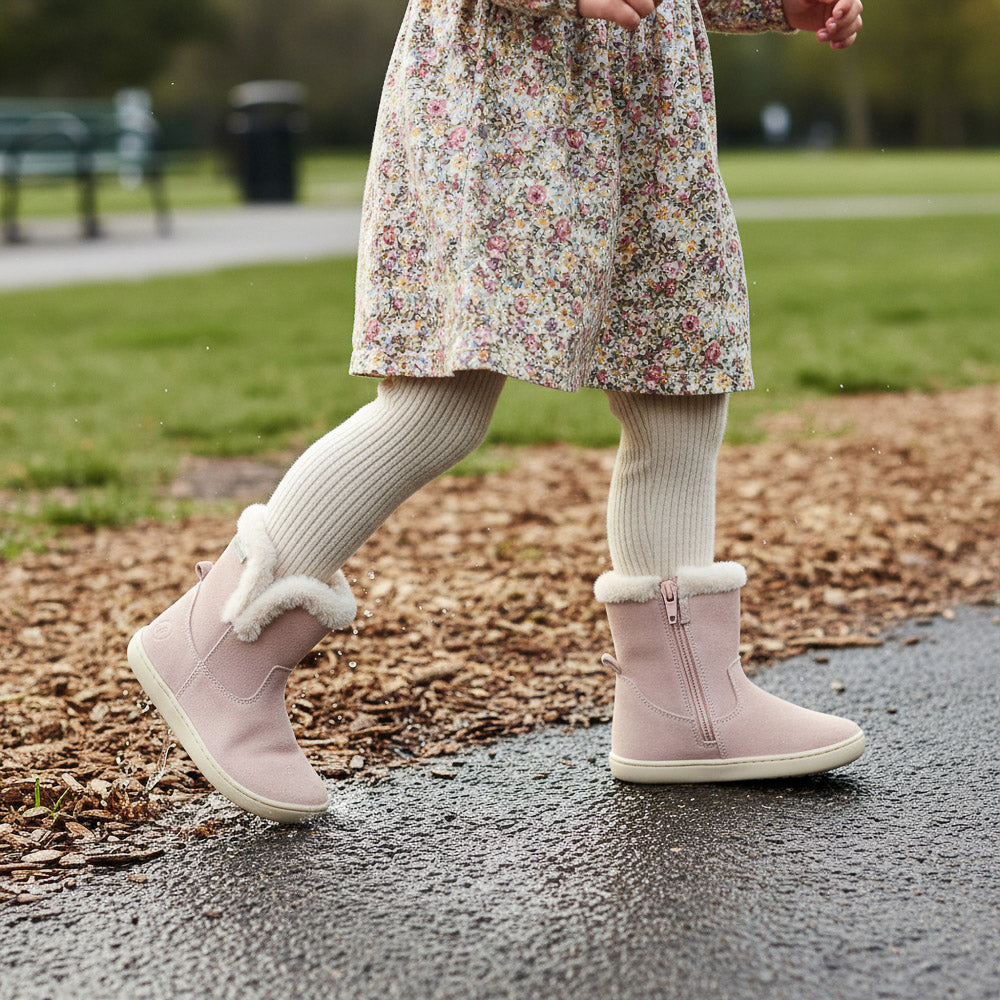 Bota Barefoot c/Pêlo Rosa Waterproof, Chetto