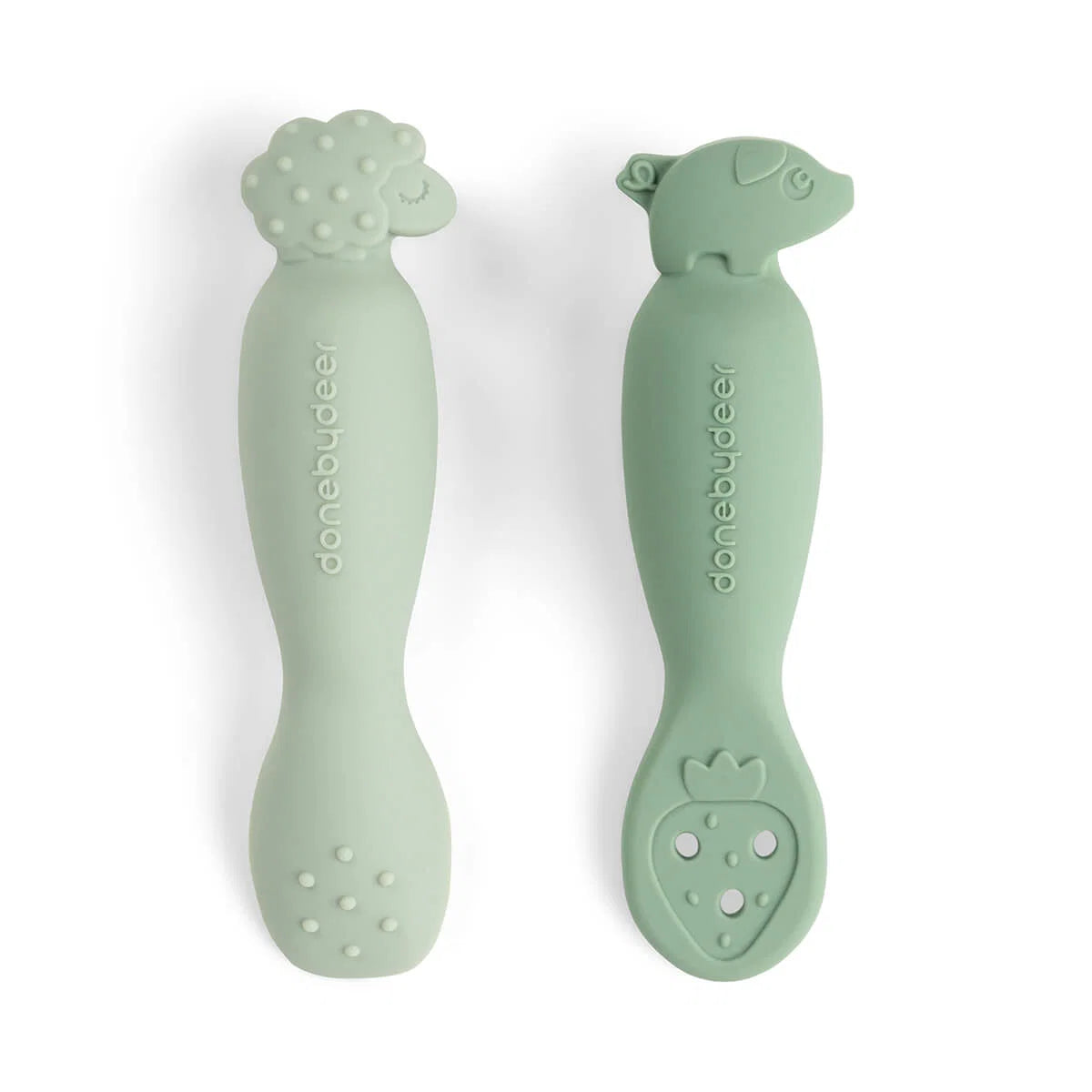 Colheres de aprendizagem (pack 2), Tiny farm Green