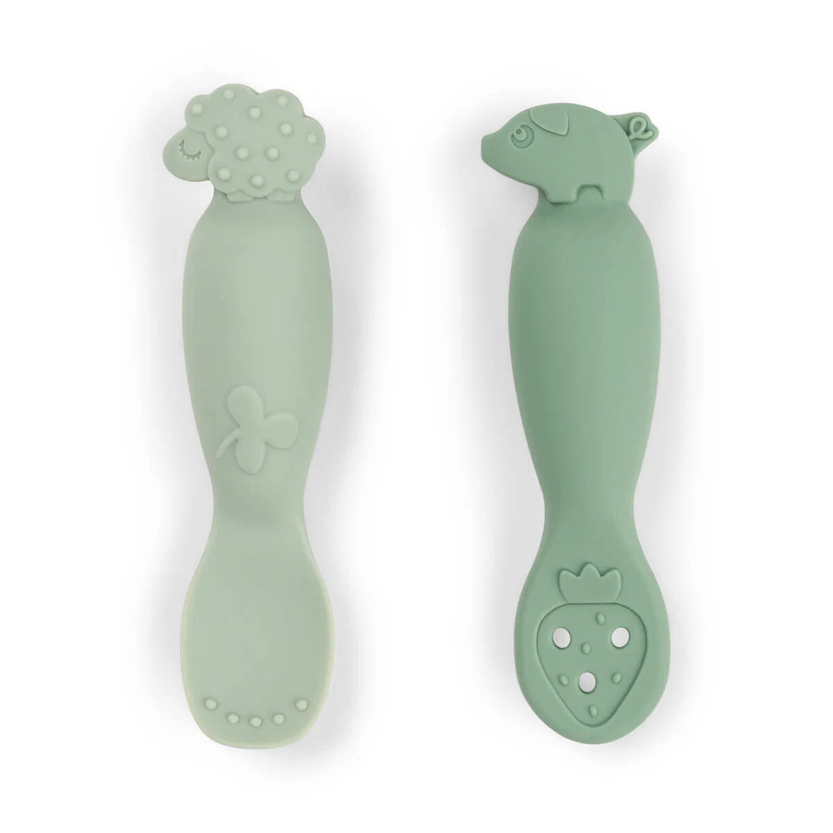 Colheres de aprendizagem (pack 2), Tiny farm Green