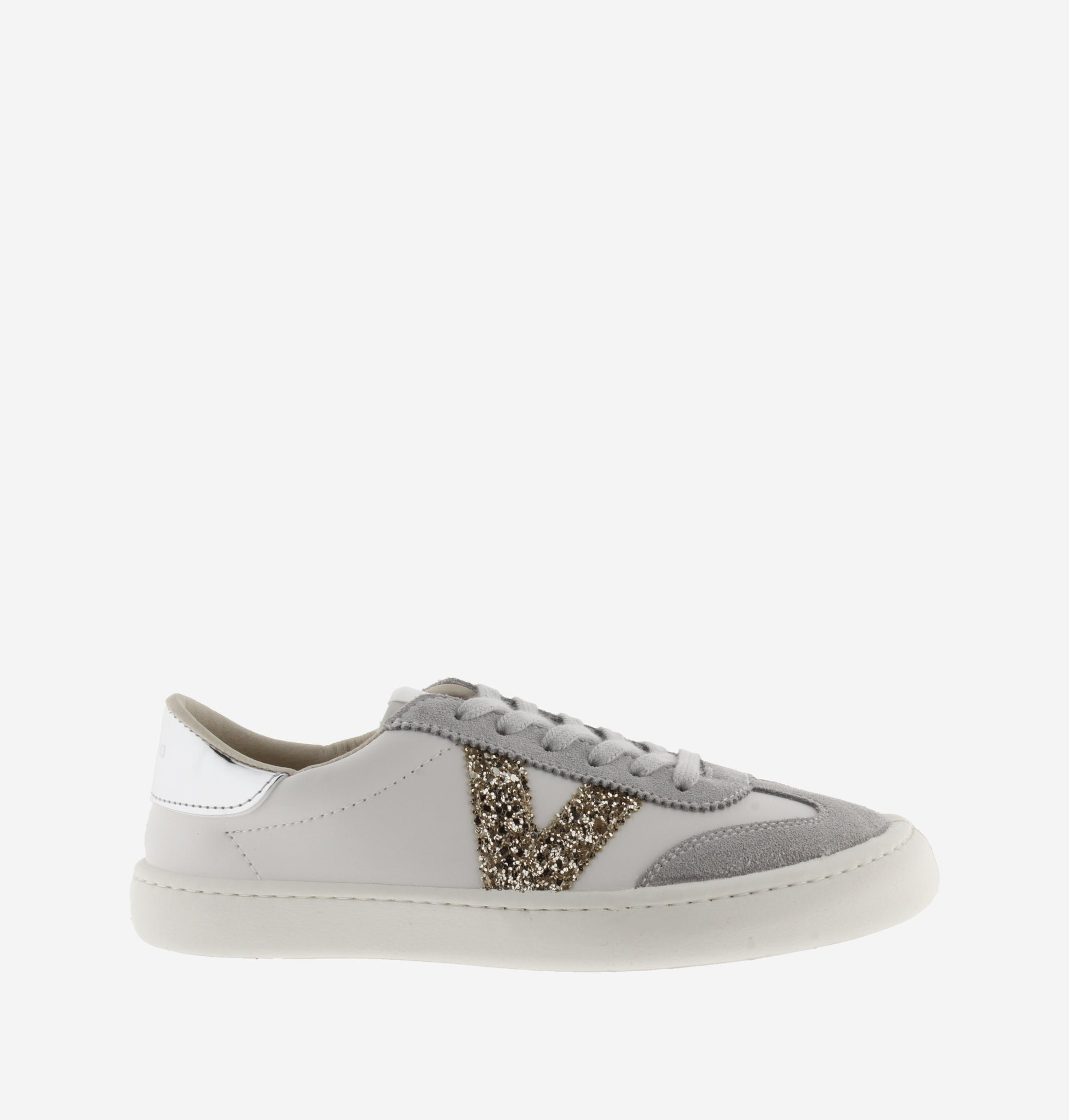 Victoria Barefoot - Sapatilhas Olmo Pele & Fantasia, Cinza