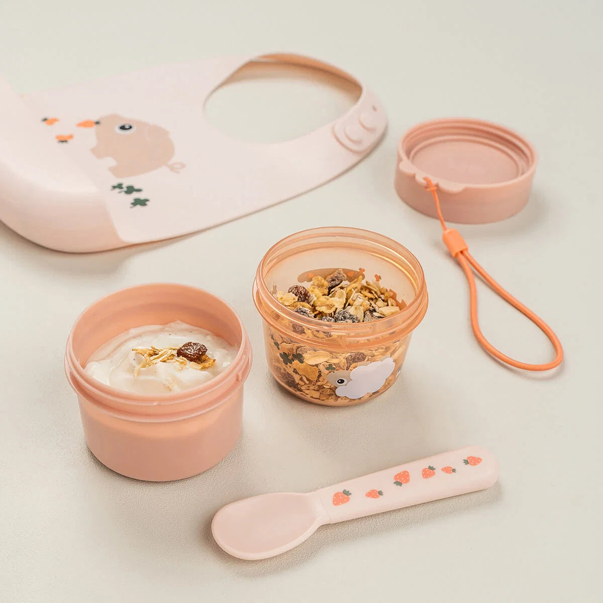 Copo para snacks 2 em 1, Tiny Farm Powder