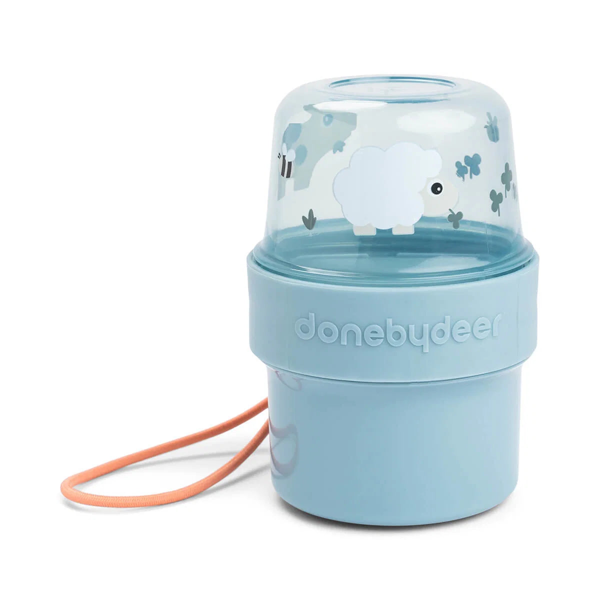 Copo para snacks 2 em 1, Tiny Farm Blue