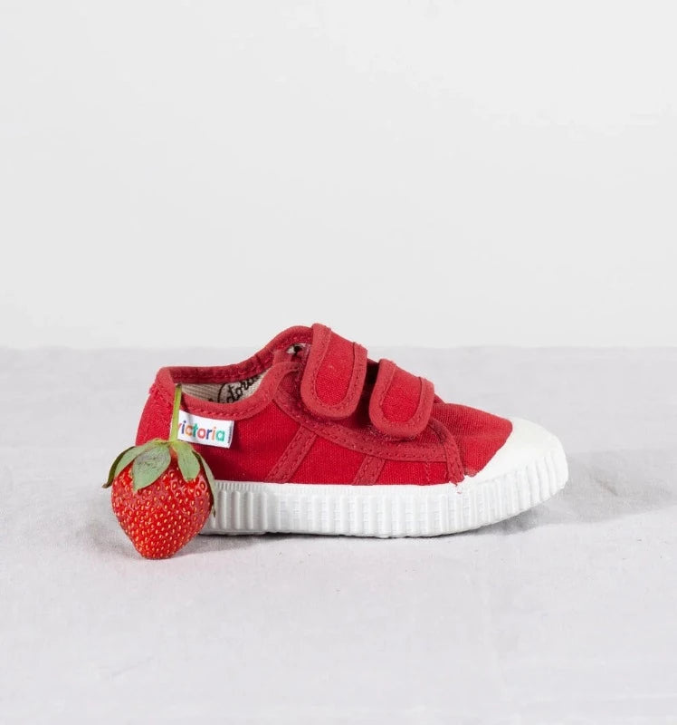 Victoria sneakers with velcro Red