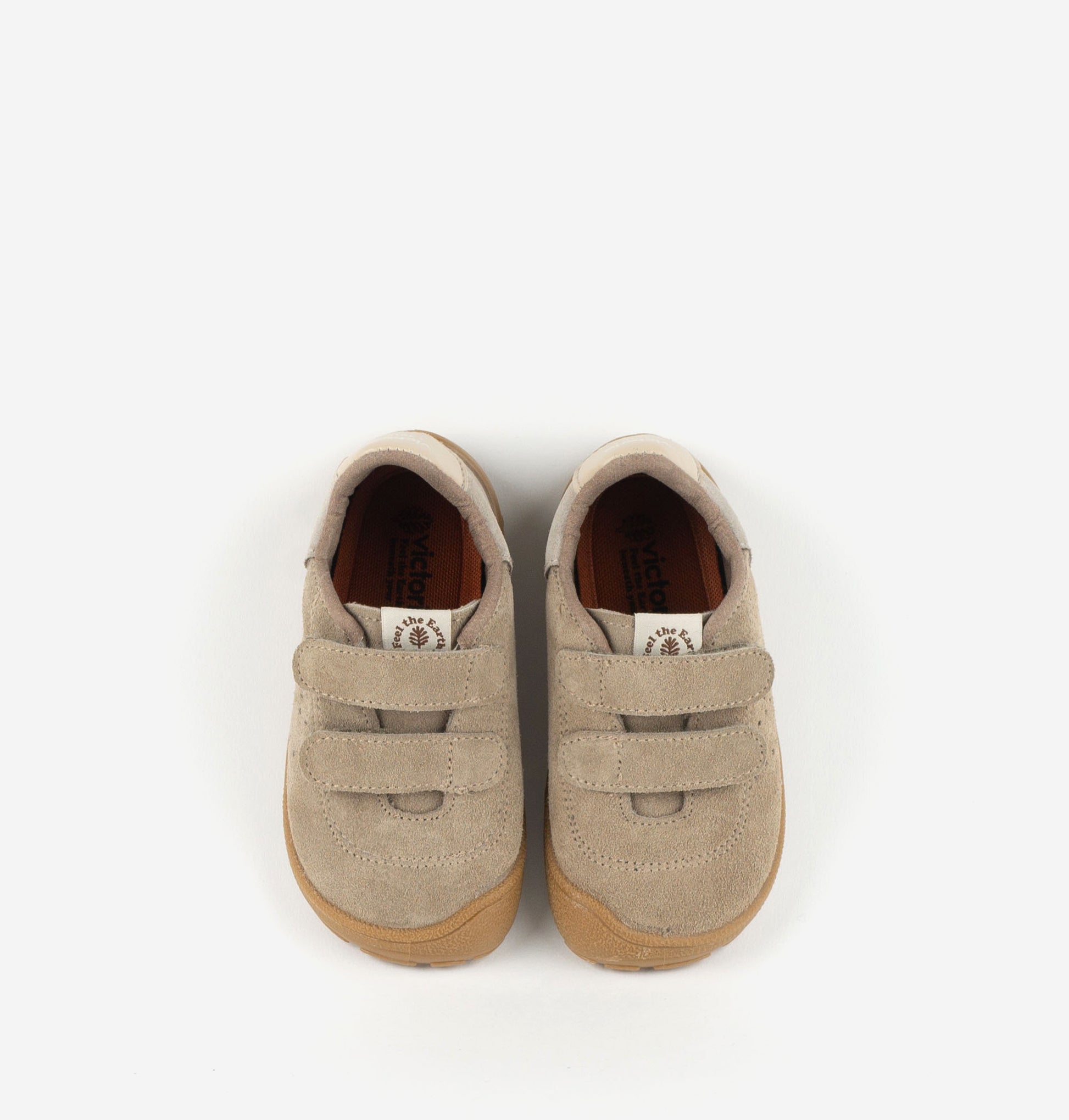 Victoria Barefoot - Sapatilhas velcro Taupe