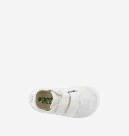 Victoria Barefoot - Sapatilhas Lona Bosco de Velcro, Branco