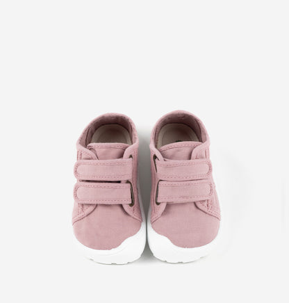 Victoria Barefoot - Sapatilhas Lona Bosco de Velcro, Pastel