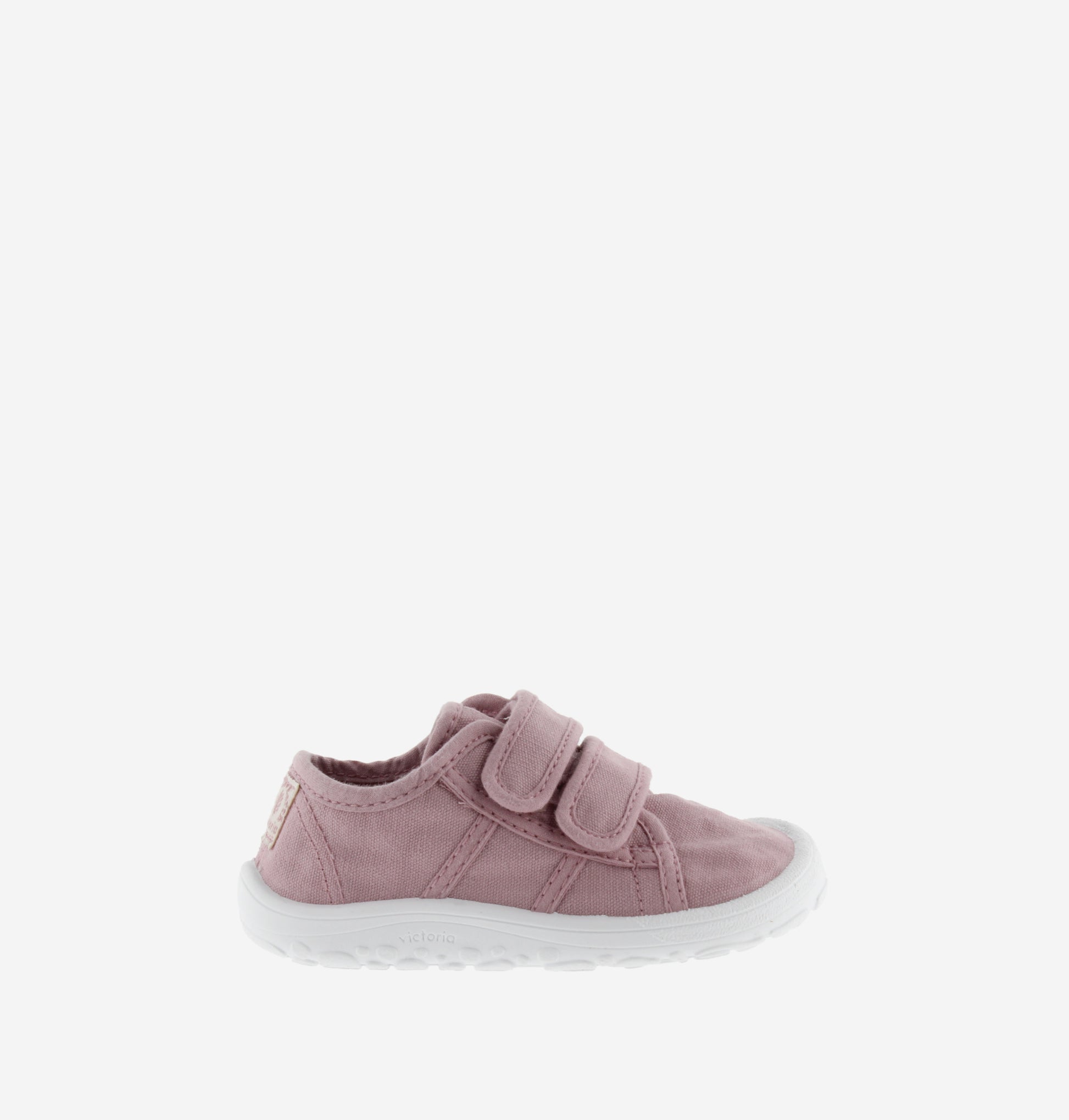 Victoria Barefoot - Sapatilhas Lona Bosco de Velcro, Pastel