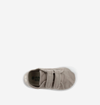 Victoria Barefoot - Sapatilhas Lona Bosco de Velcro, Beige