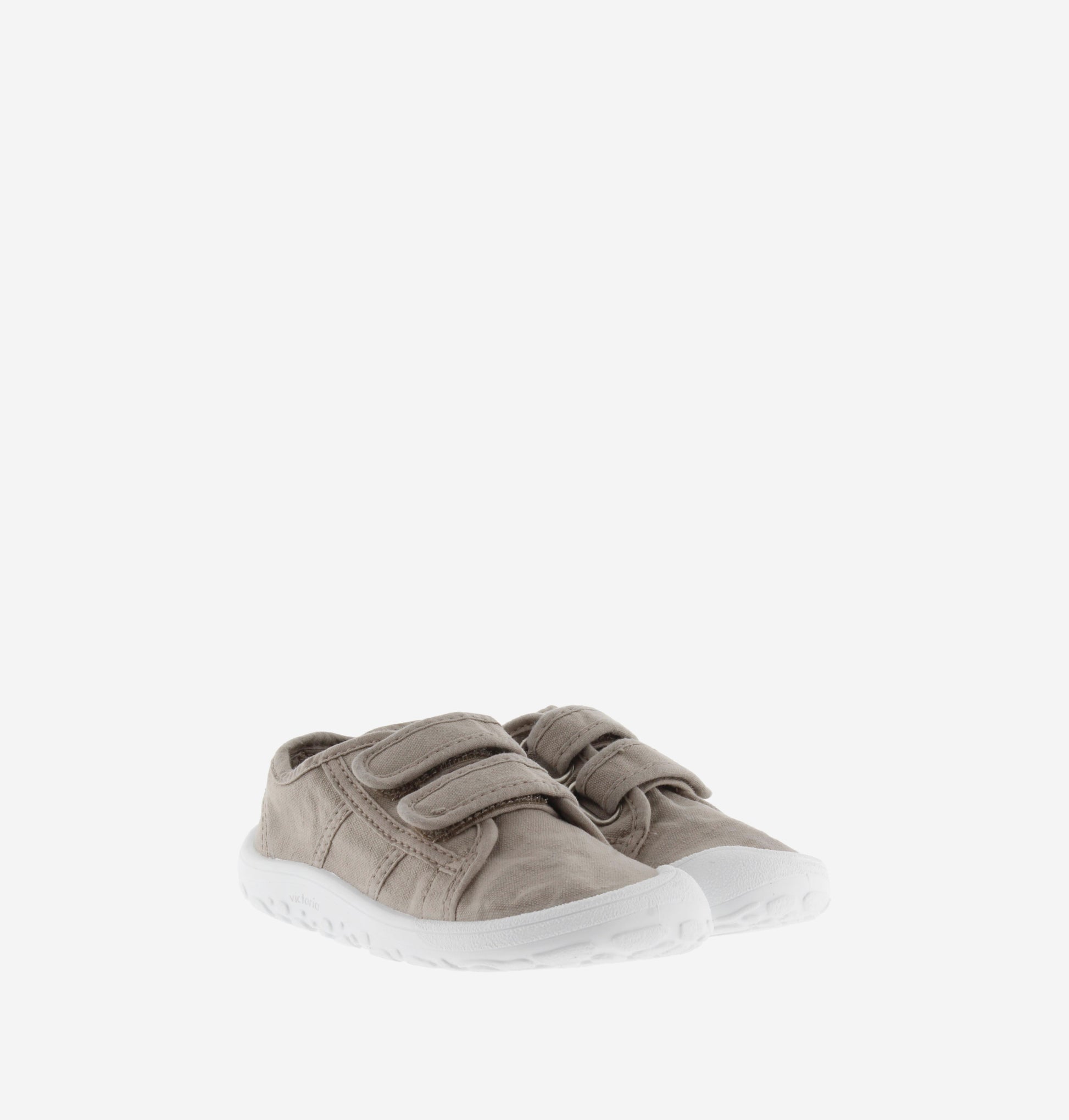 Victoria Barefoot - Sapatilhas Lona Bosco de Velcro, Beige