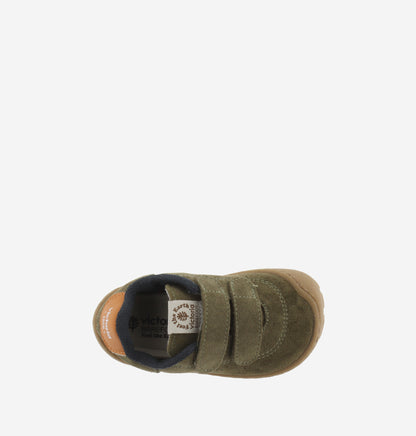 Victoria Barefoot - Sapatilhas Bosco Camurça Contraste, Kaki