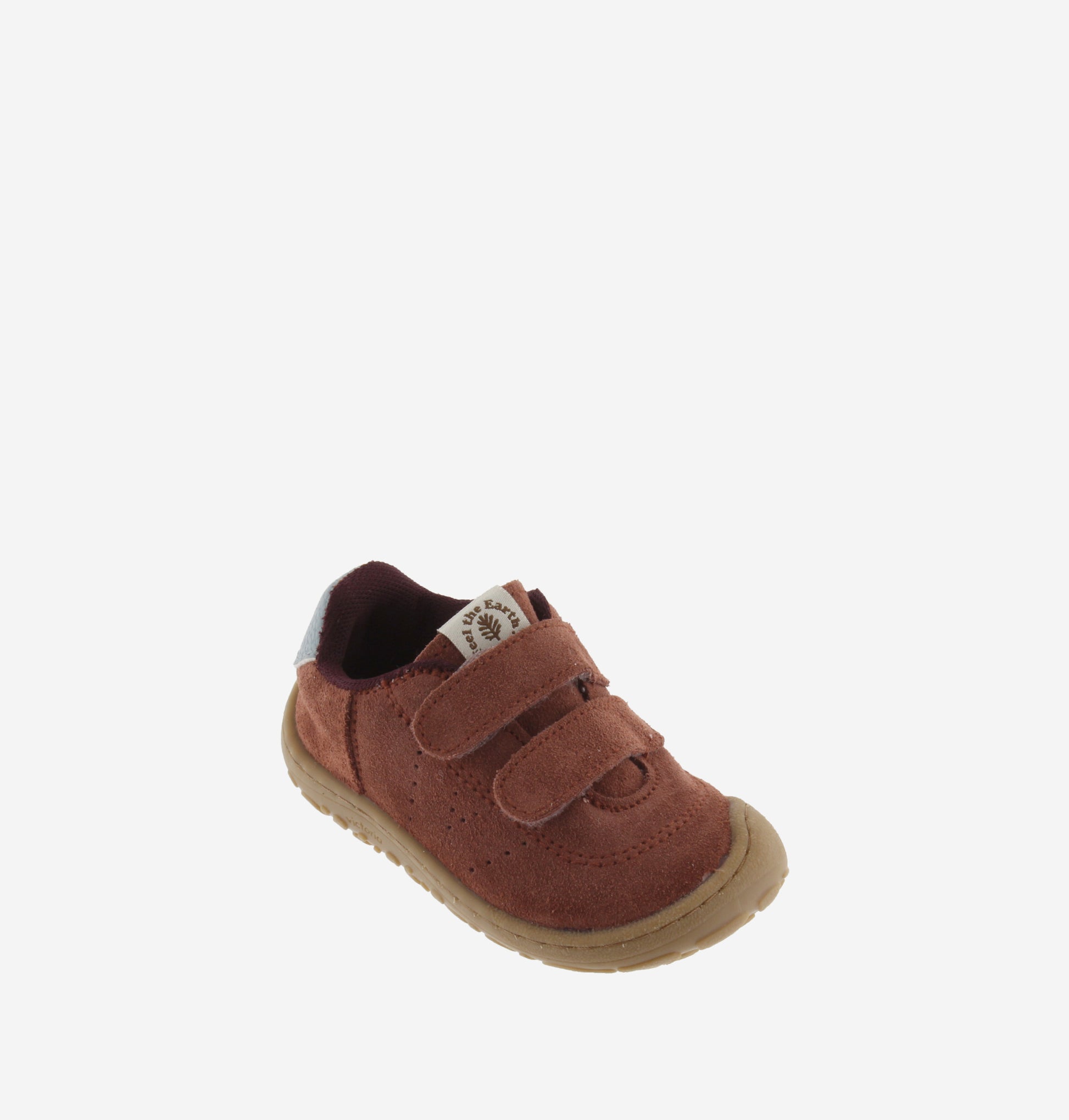 Victoria Barefoot - Sapatilhas Bosco Camurça Contraste, Terra