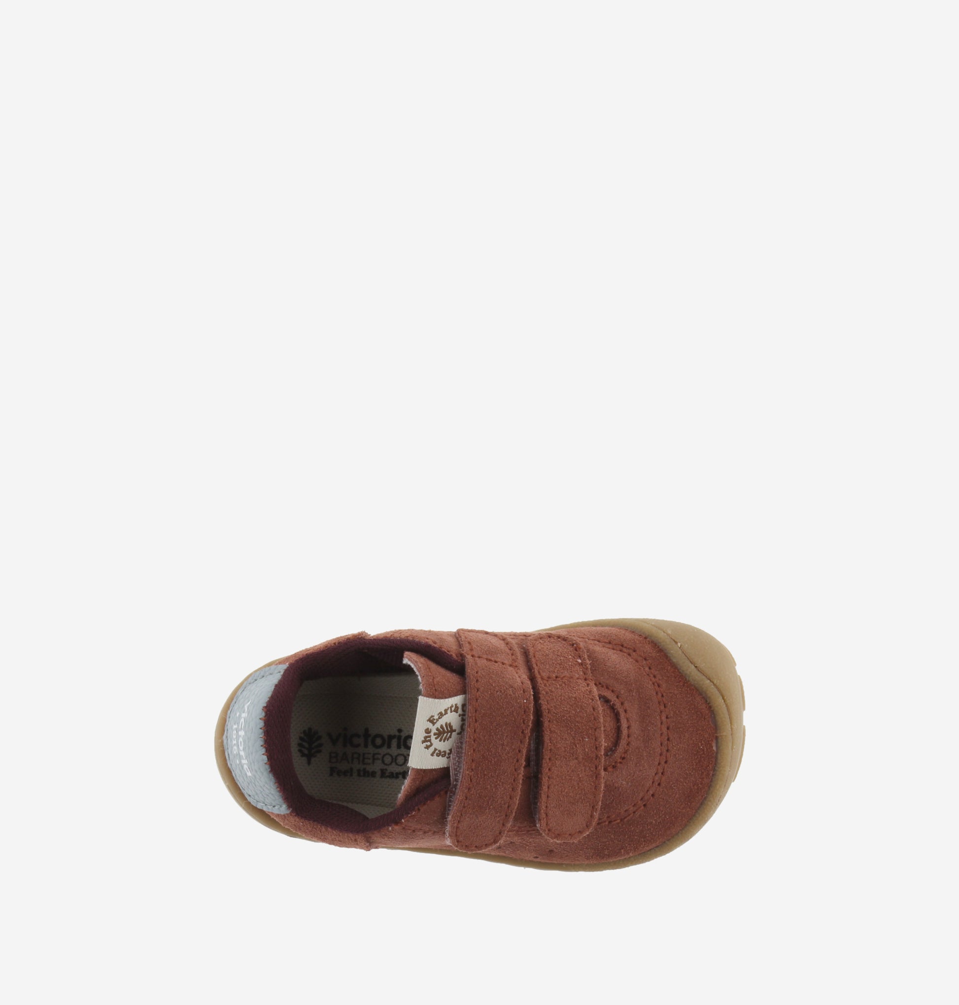 Victoria Barefoot - Sapatilhas Bosco Camurça Contraste, Terra