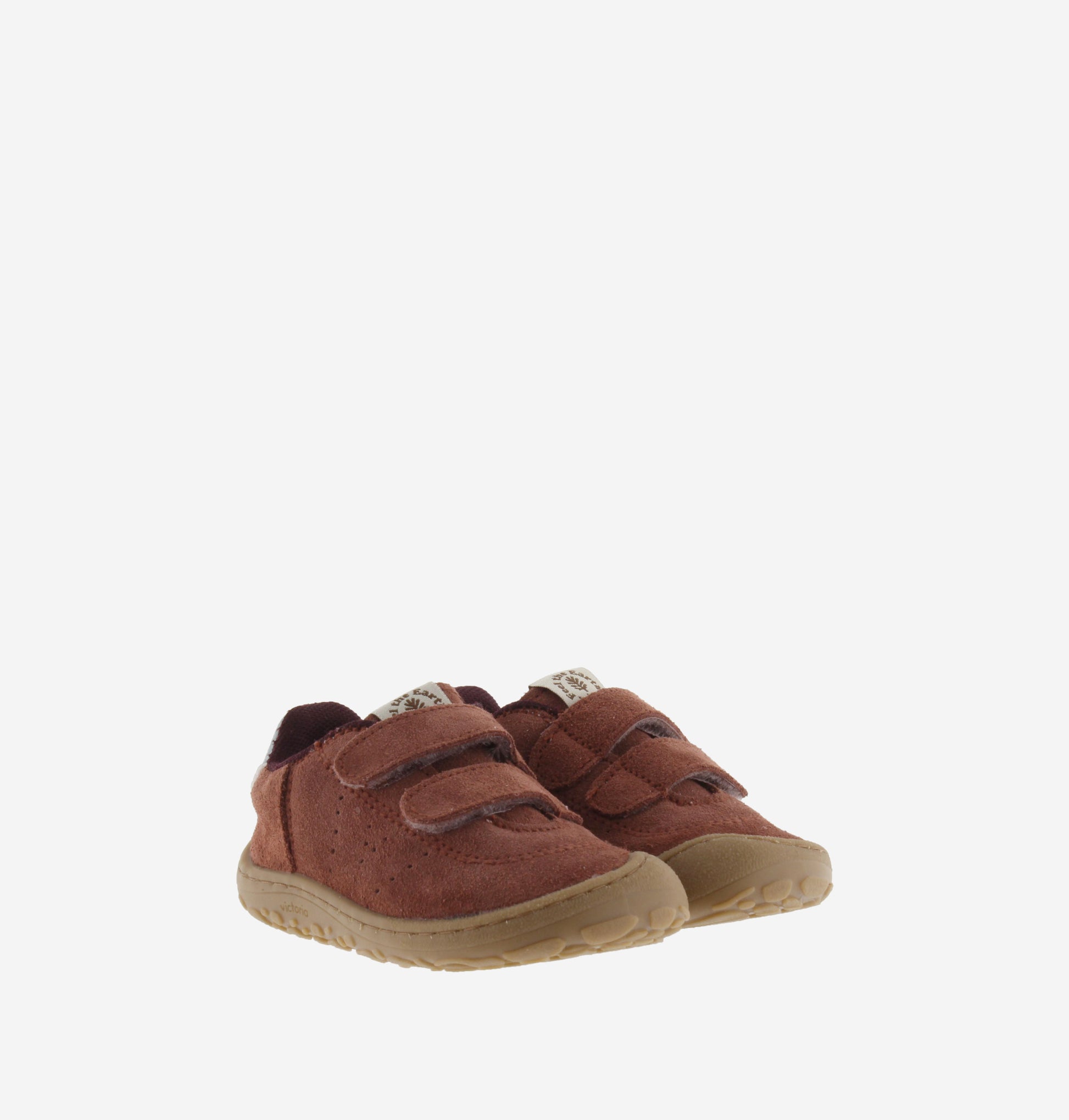 Victoria Barefoot - Sapatilhas Bosco Camurça Contraste, Terra